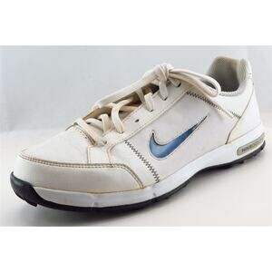 Nike Kids White and Blue Sneakers
